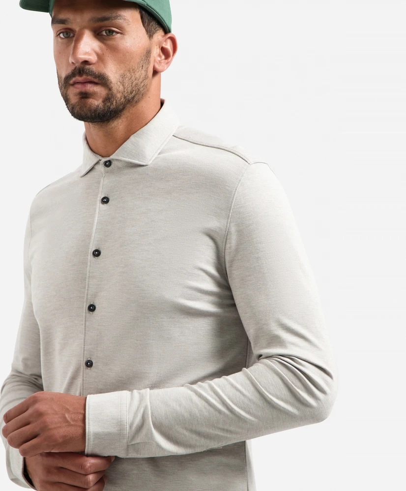 No Excess Overhemd Effen Regular Fit