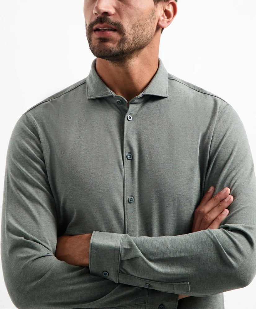 No Excess Overhemd Effen Regular Fit