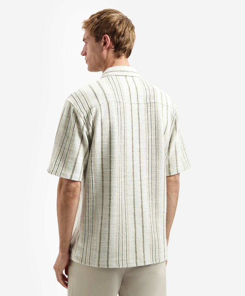 No Excess Overhemd Jacquard Stripes