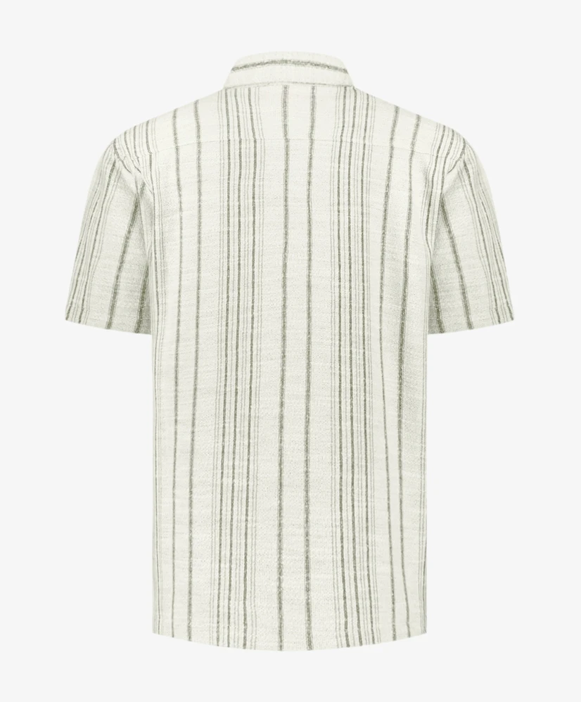 No Excess Overhemd Jacquard Stripes