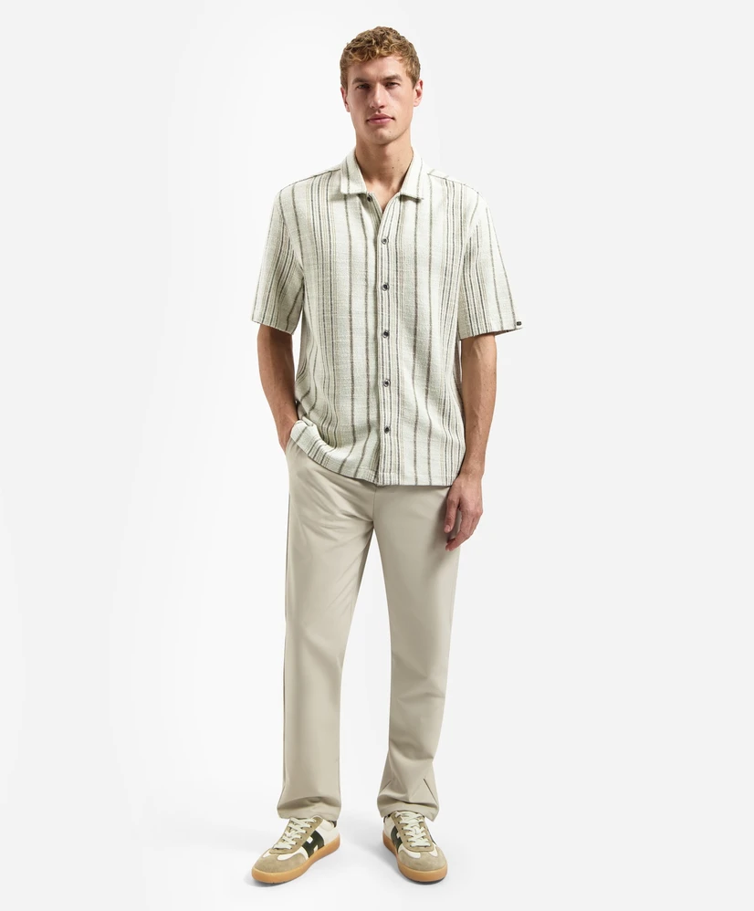 No Excess Overhemd Jacquard Stripes