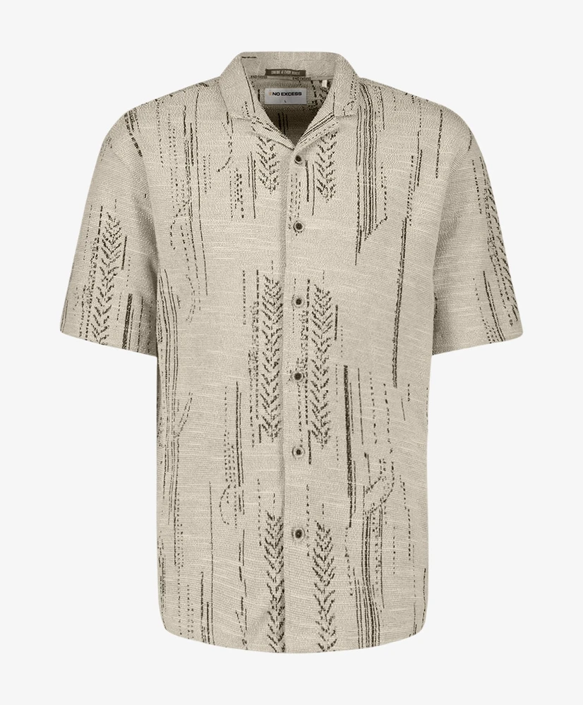 No Excess Overhemd Jacquard Structured