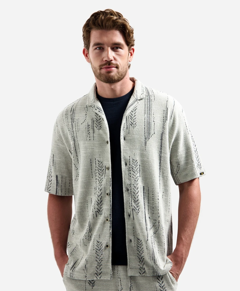 No Excess Overhemd Jacquard Structured