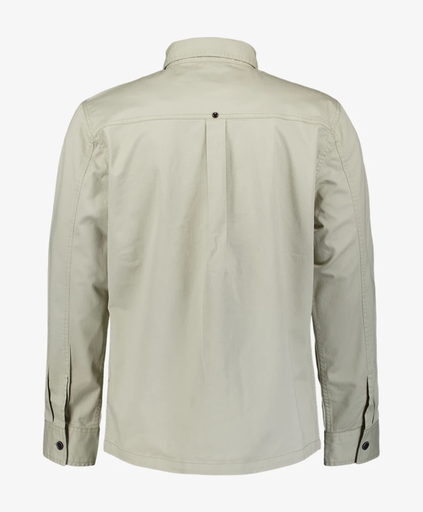 No Excess Overshirt Buttons Twill Stretch