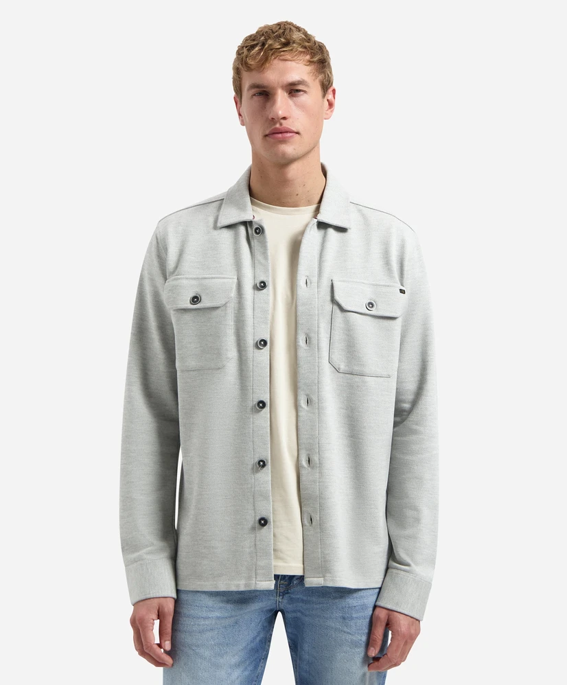 No Excess Overshirt Jersey Twill