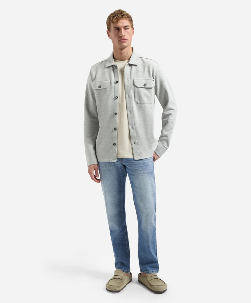 No Excess Overshirt Jersey Twill