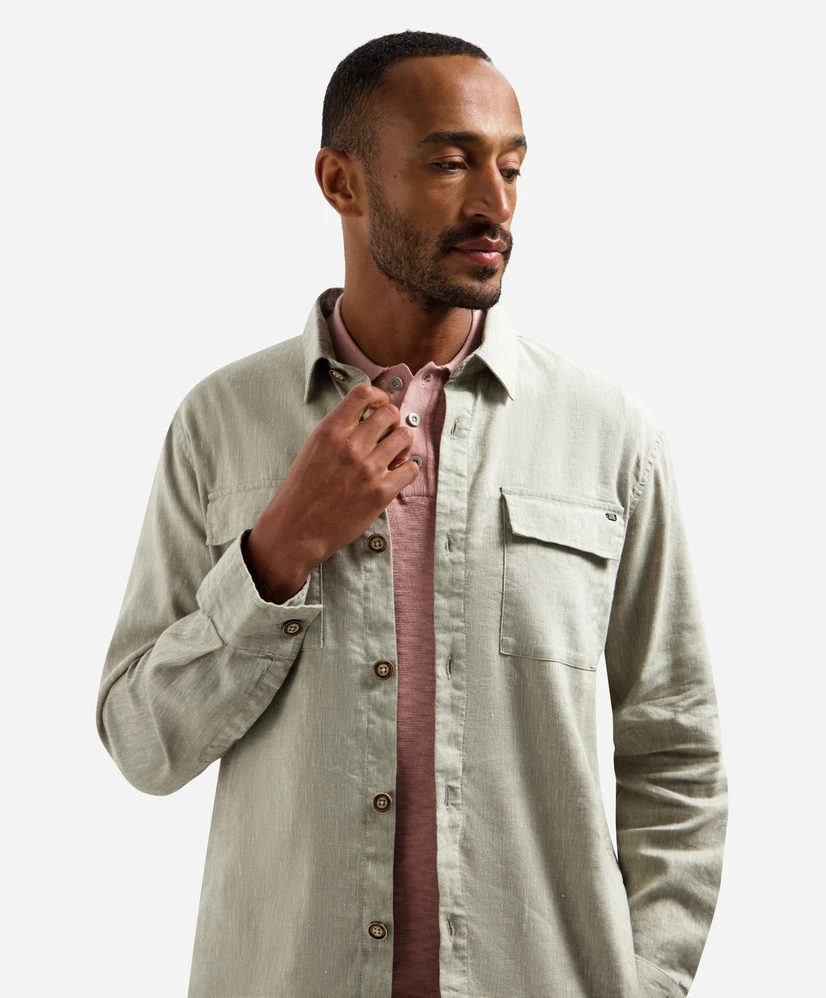 No Excess Overshirt Linnen