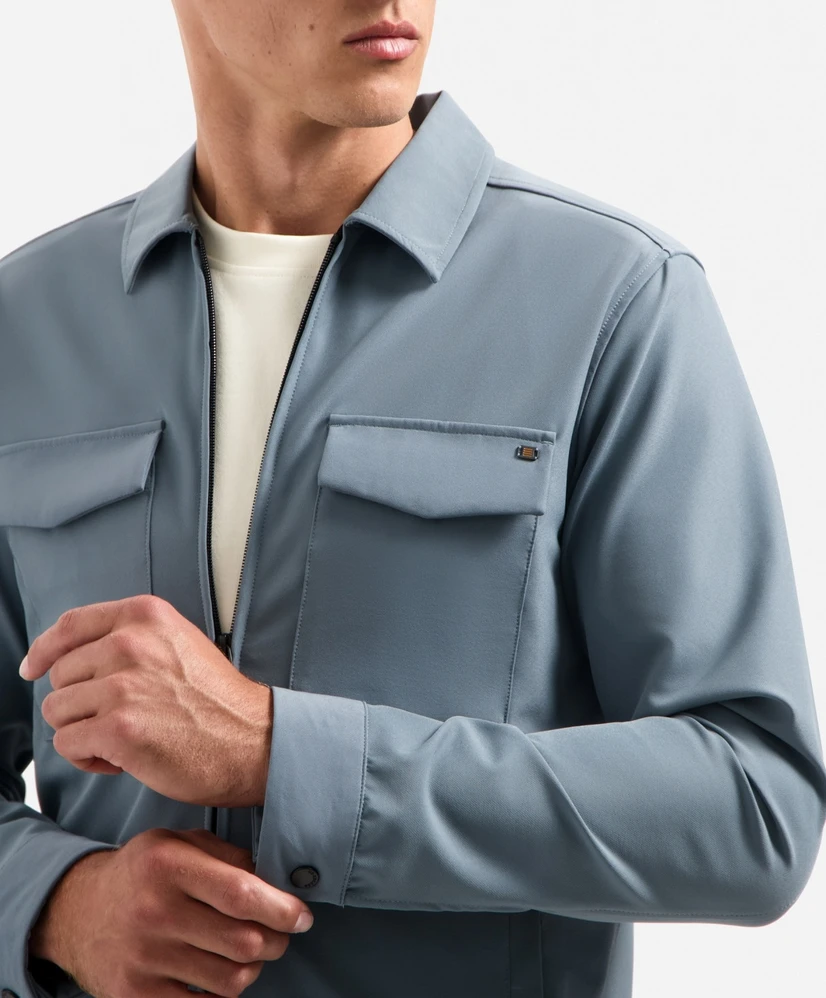 No Excess Overshirt Zipper