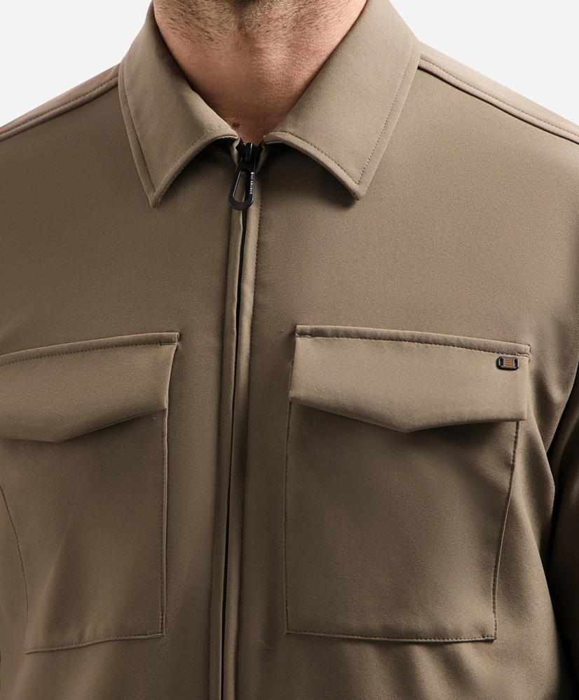 No Excess Overshirt Zipper