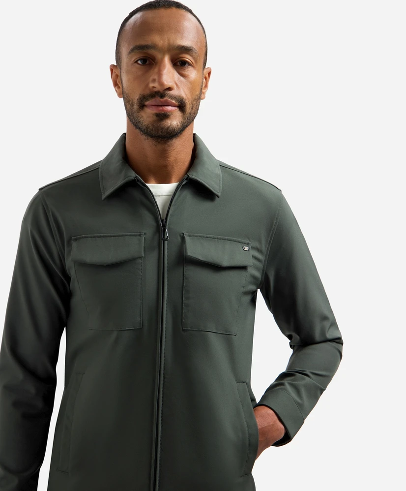 No Excess Overshirt Zipper