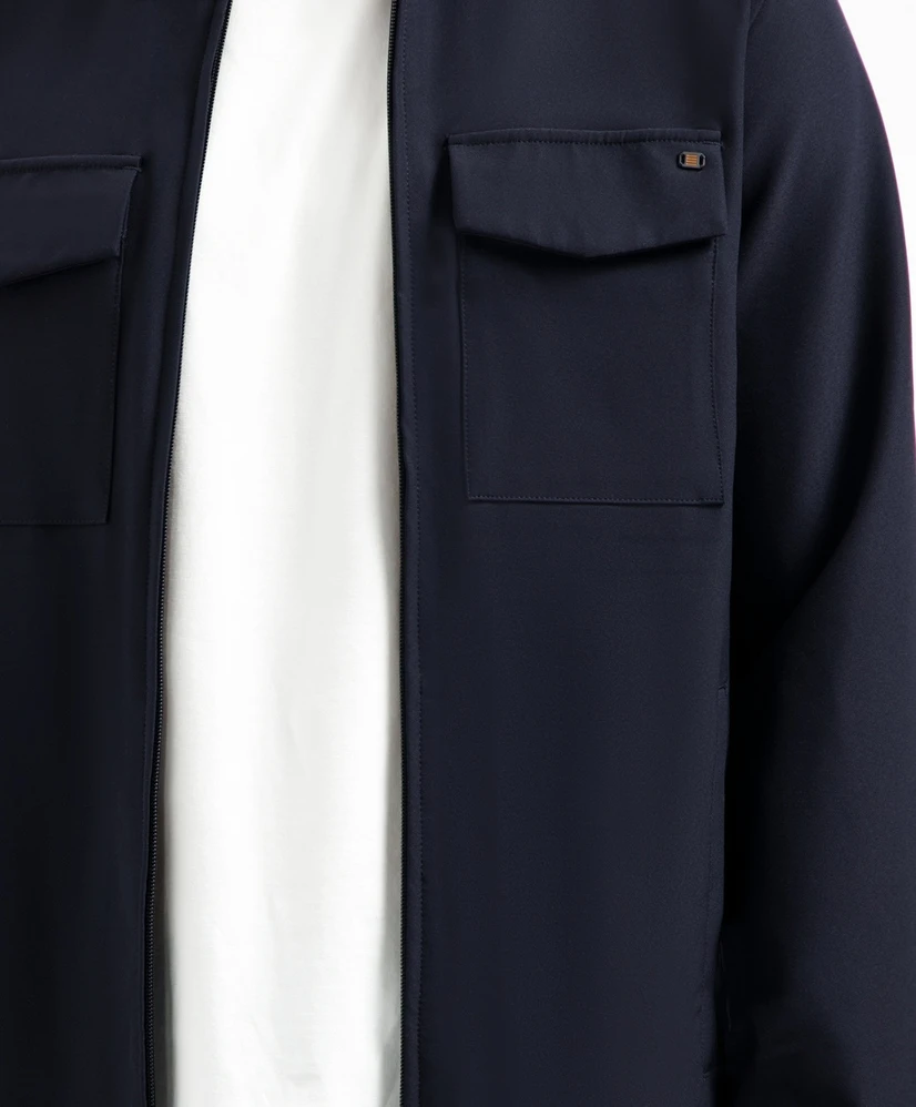 No Excess Overshirt Zipper
