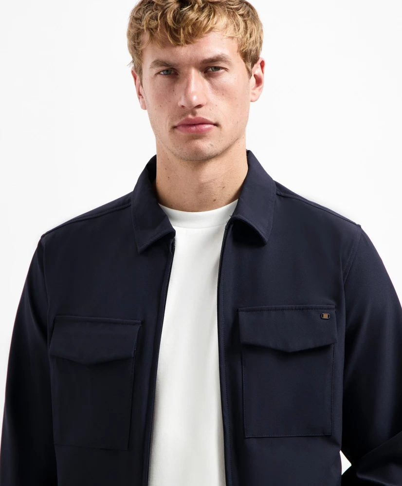 No Excess Overshirt Zipper