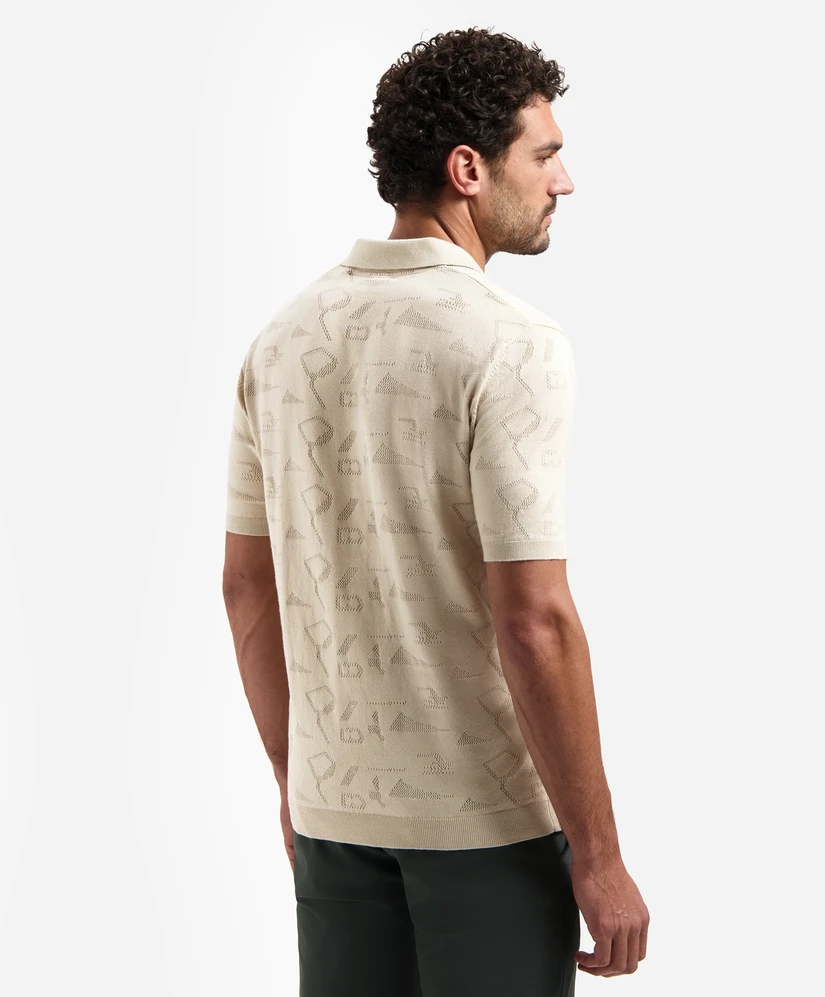 No Excess Polo Allover Knit