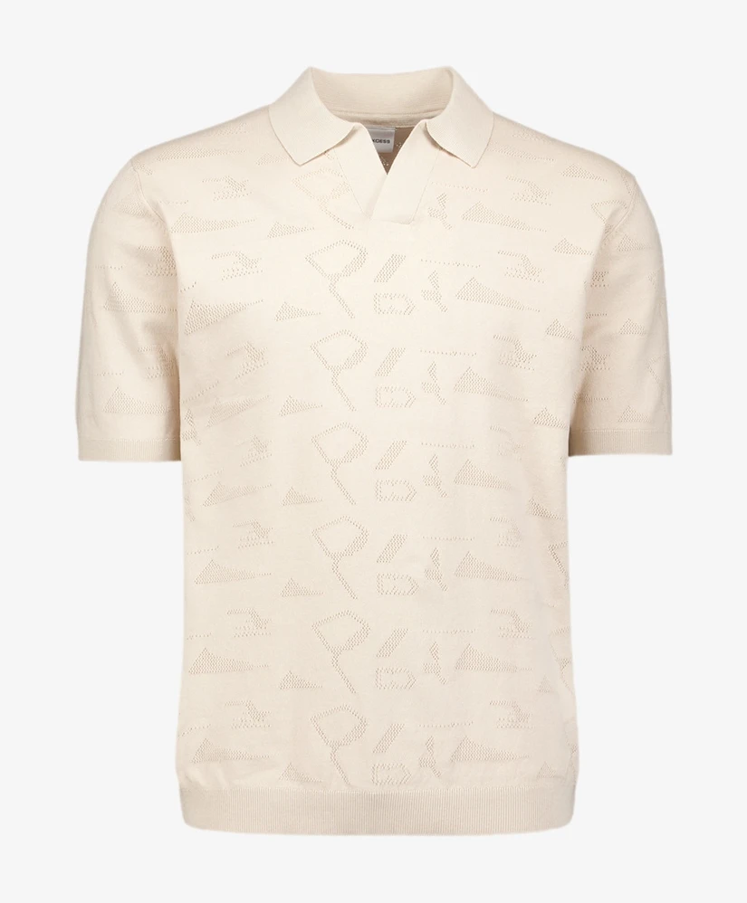 No Excess Polo Allover Knit