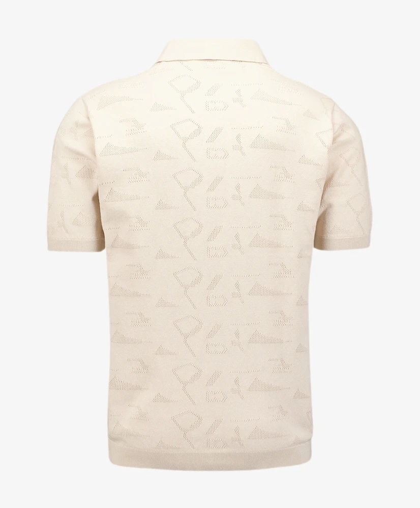 No Excess Polo Allover Knit