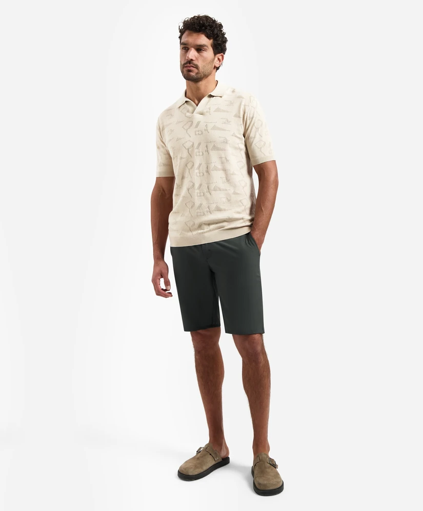 No Excess Polo Allover Knit