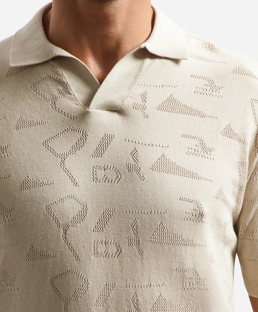 No Excess Polo Allover Knit