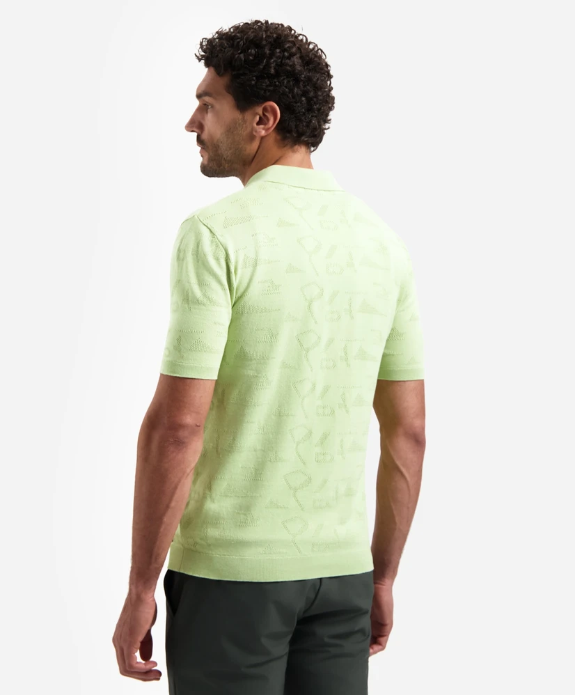 No Excess Polo Allover Knit