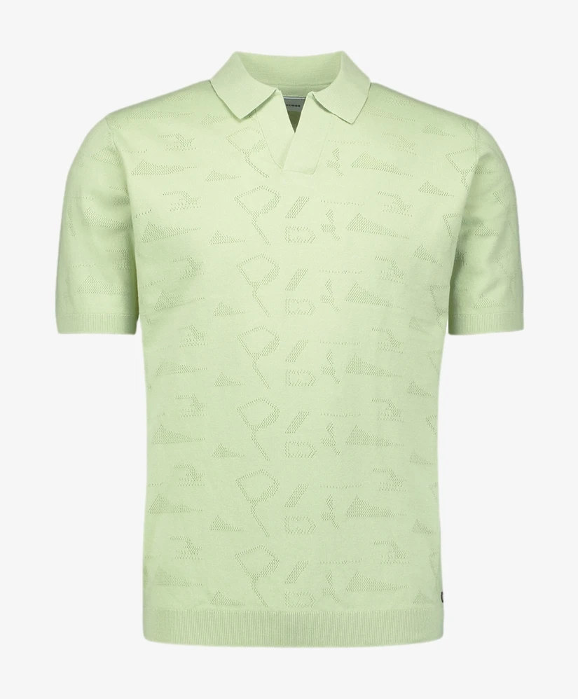 No Excess Polo Allover Knit