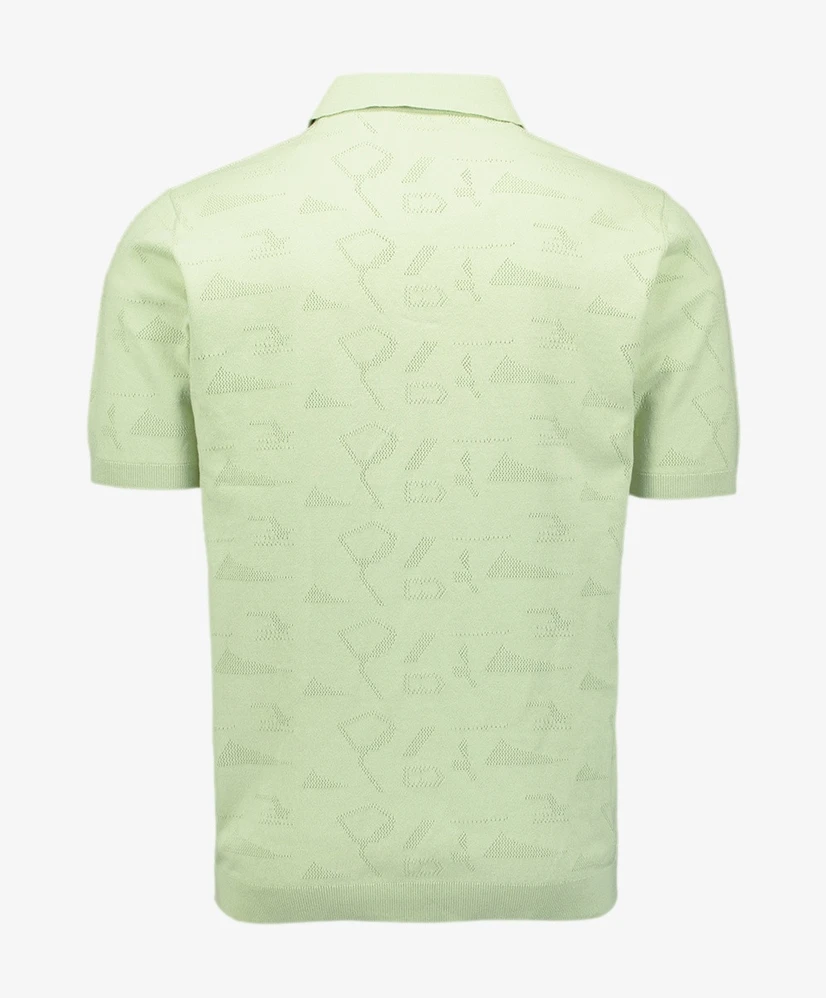 No Excess Polo Allover Knit