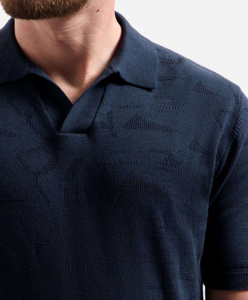 No Excess Polo Allover Knit