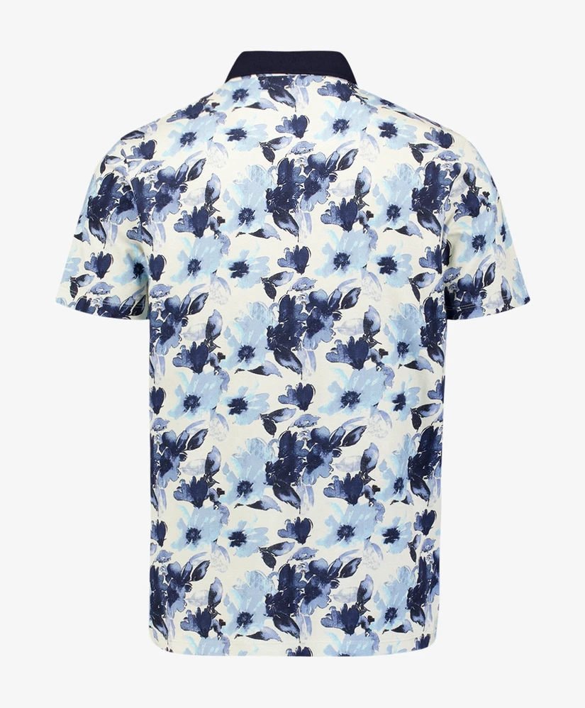 No Excess Polo Allover Print