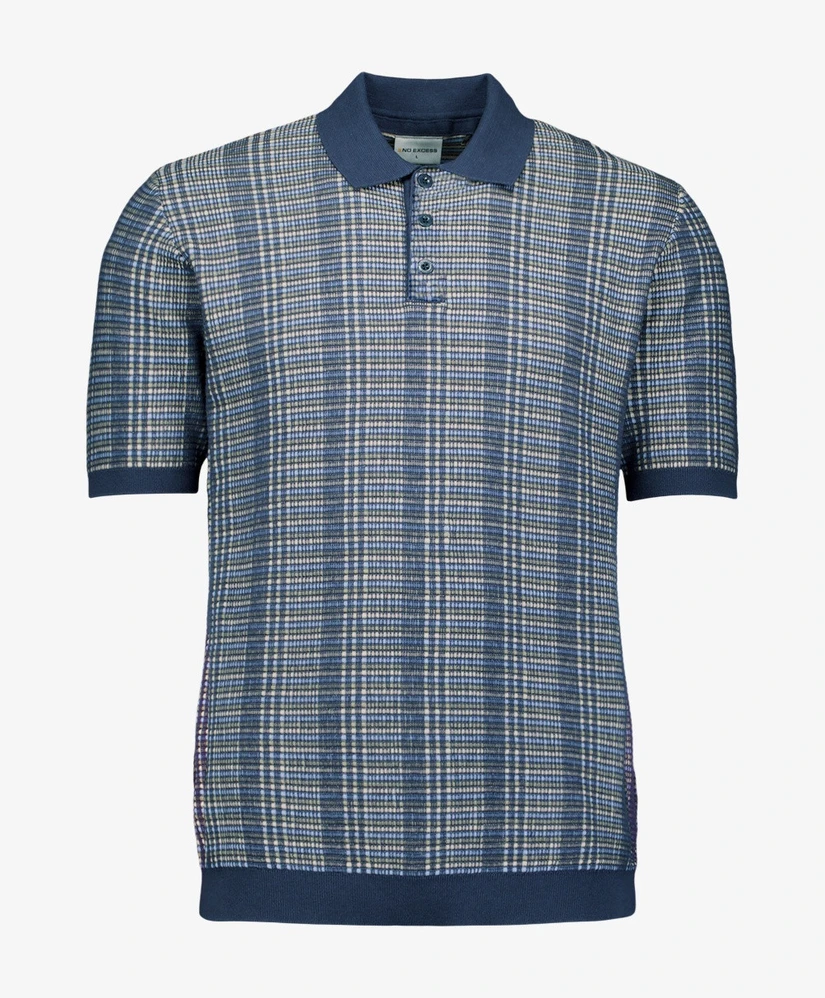 No Excess Polo Allover Structuur