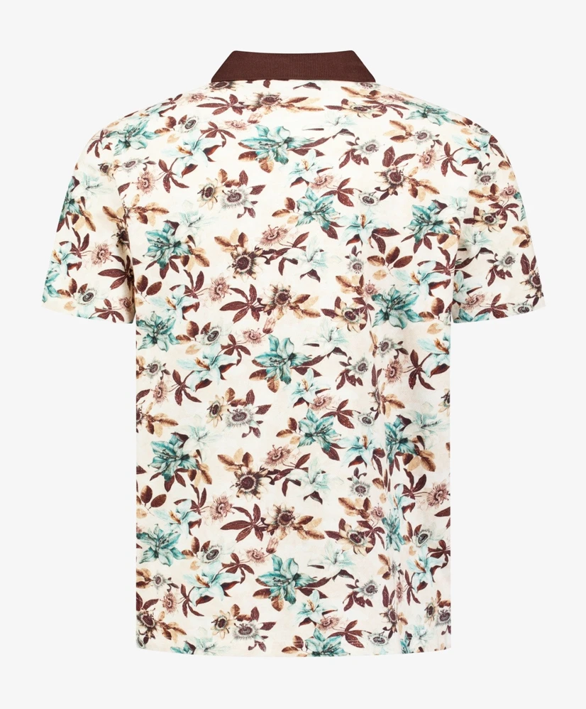 No Excess Polo Bloemenprint