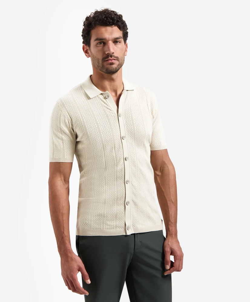 No Excess Polo Full Button