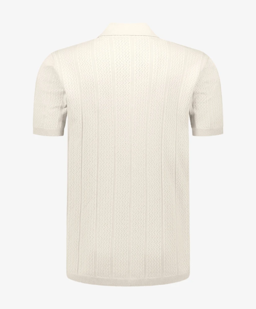 No Excess Polo Full Button