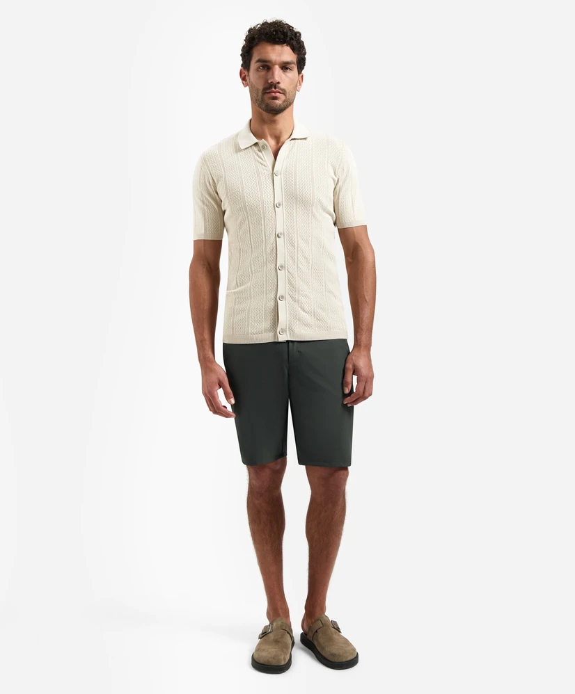 No Excess Polo Full Button