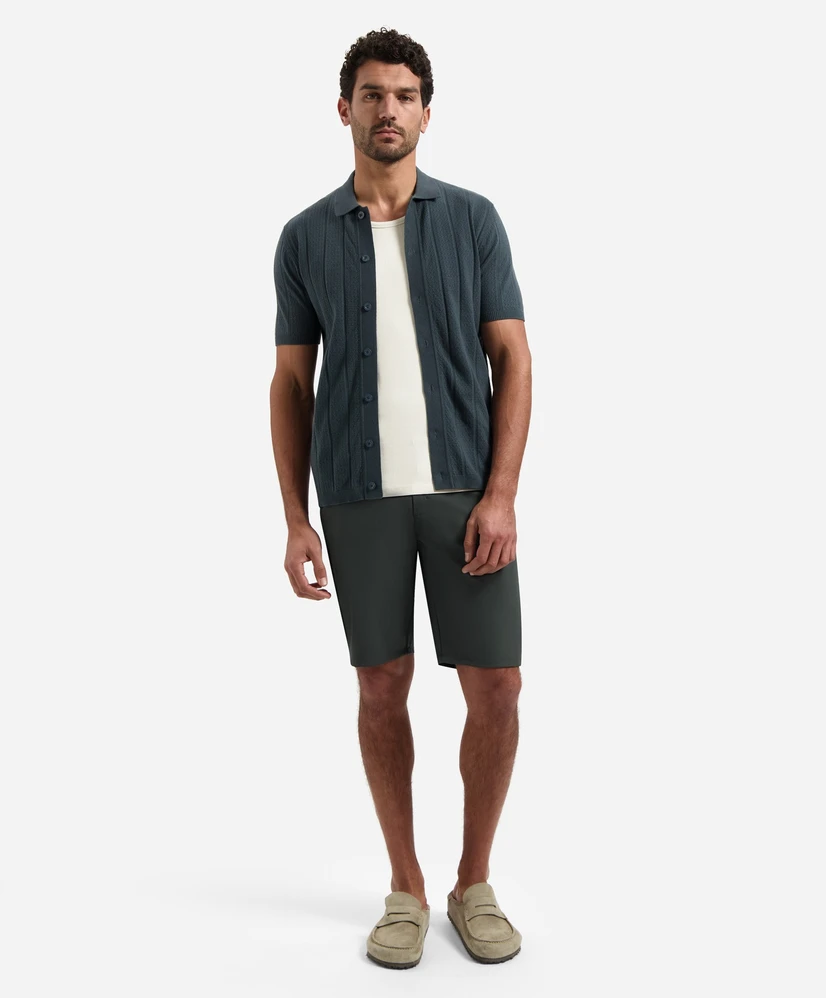 No Excess Polo Full Button