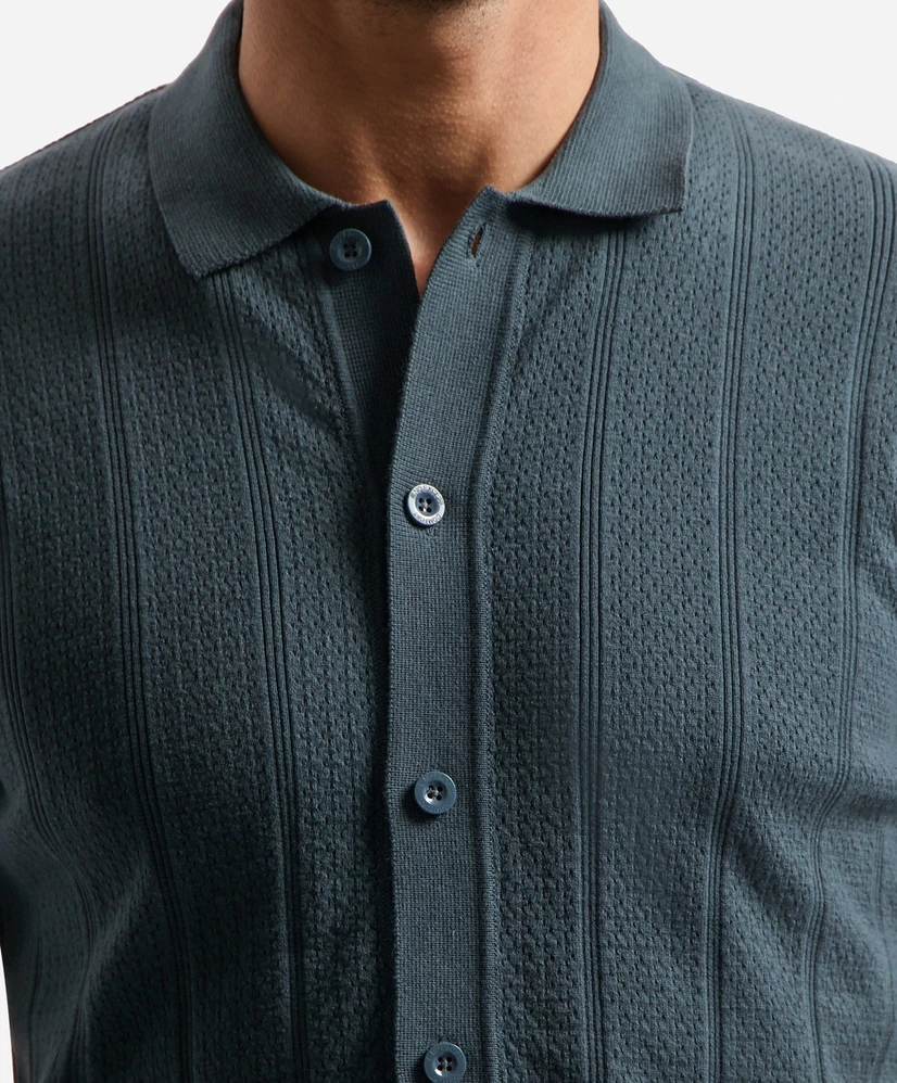 No Excess Polo Full Button