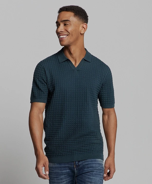 No Excess Polo Jacquard