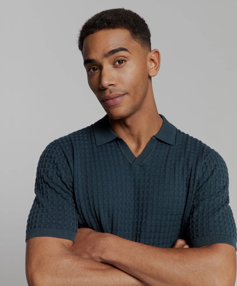 No Excess Polo Jacquard