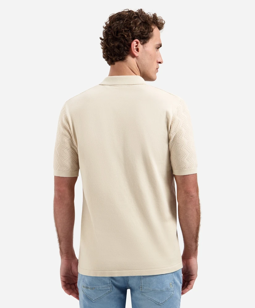 No Excess Polo Knitted Stuctured