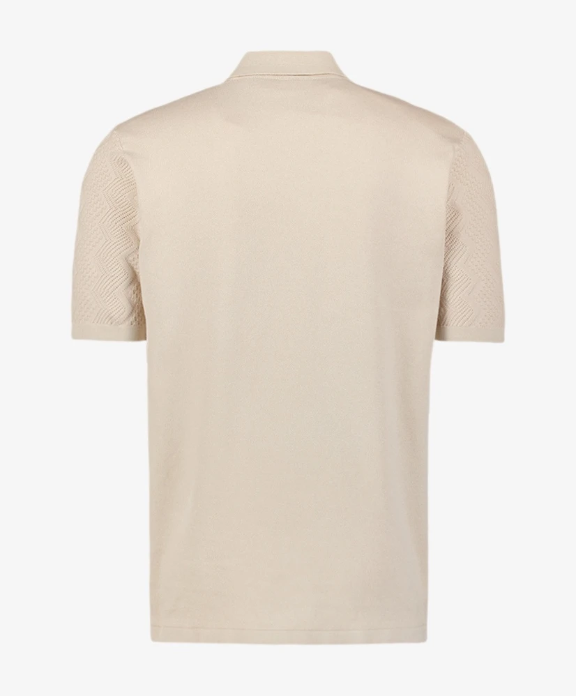 No Excess Polo Knitted Stuctured