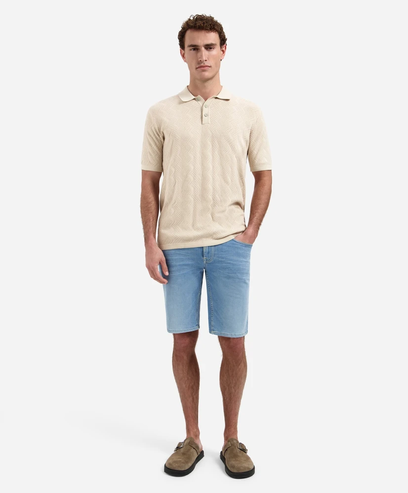 No Excess Polo Knitted Stuctured