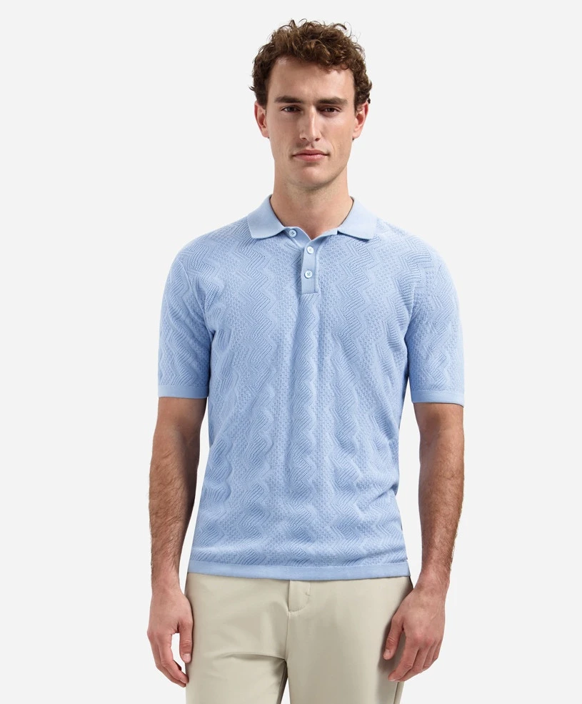 No Excess Polo Knitted Stuctured
