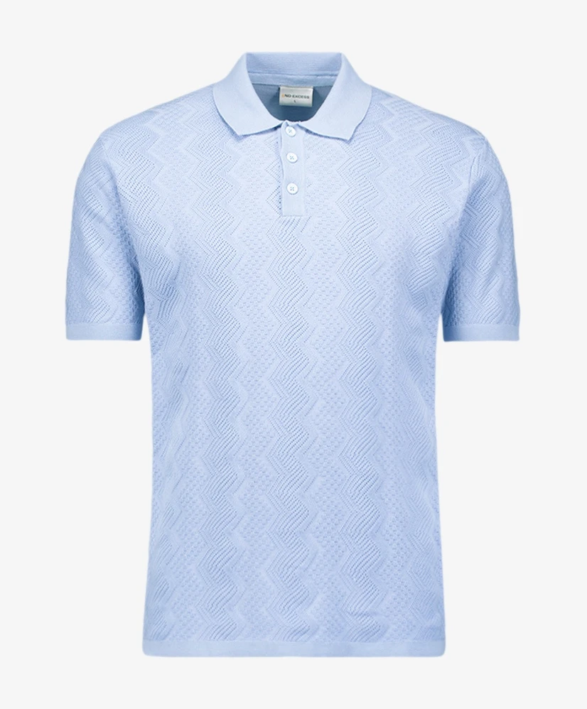 No Excess Polo Knitted Stuctured