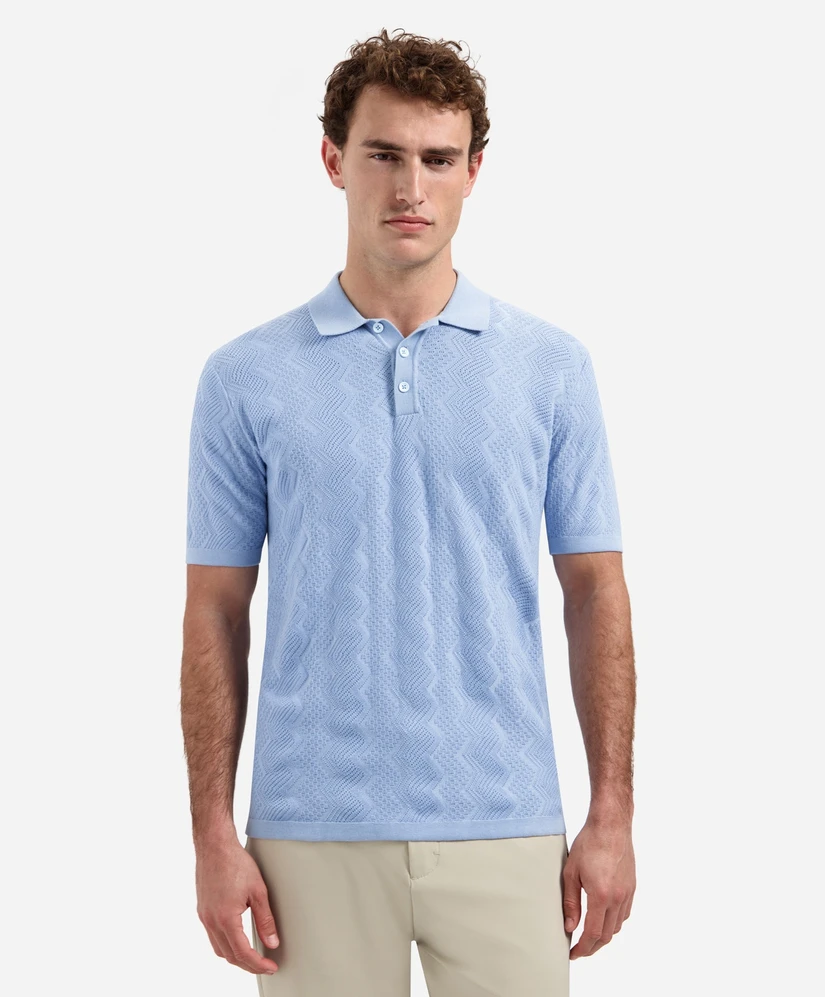 No Excess Polo Knitted Stuctured