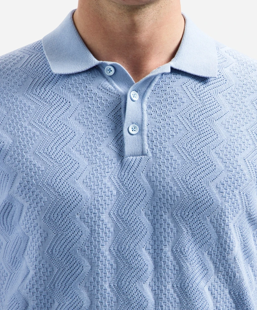 No Excess Polo Knitted Stuctured