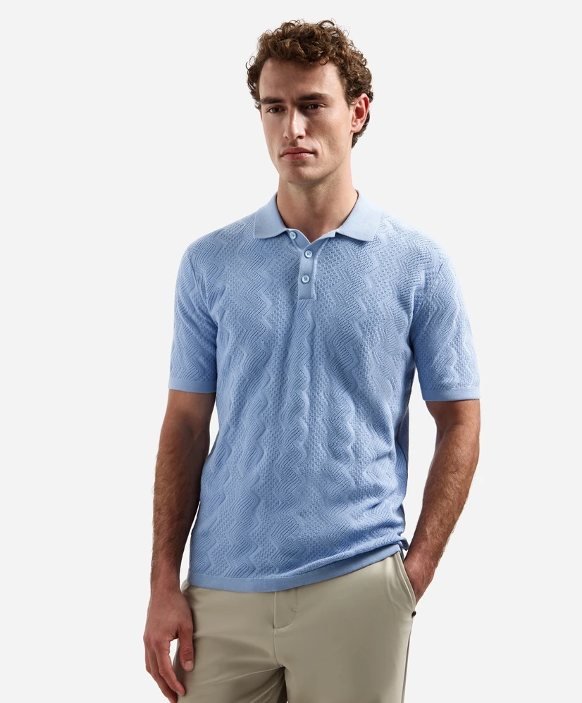 No Excess Polo Knitted Stuctured