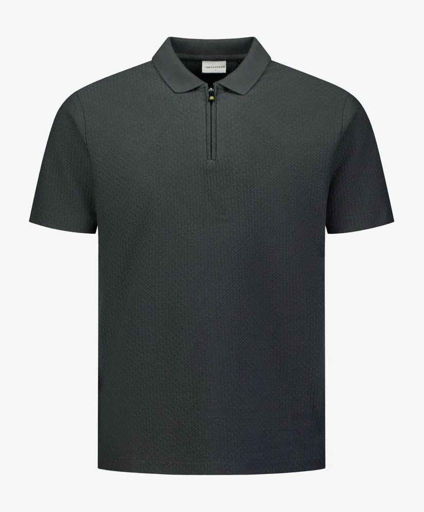 No Excess Polo Zip
