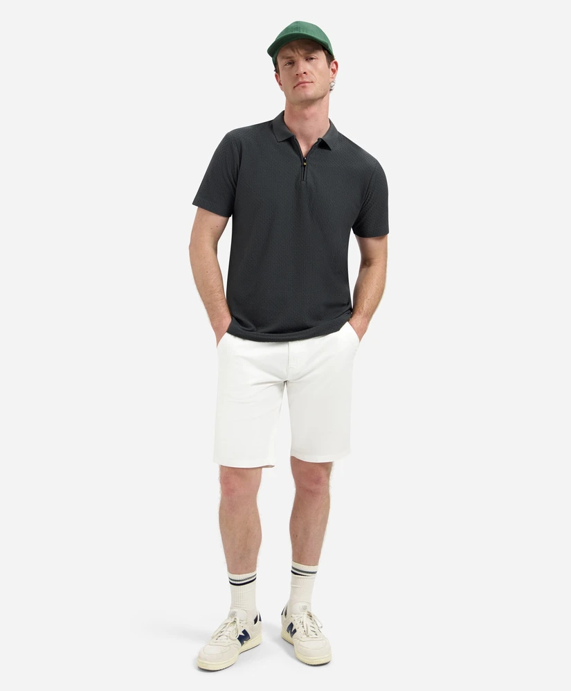 No Excess Polo Zip