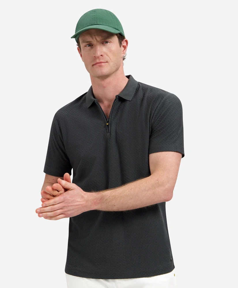 No Excess Polo Zip