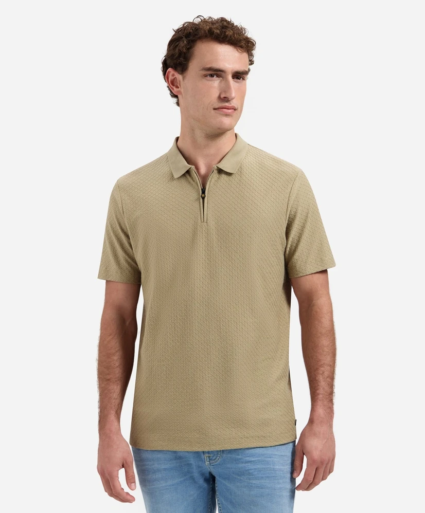 No Excess Polo Zip