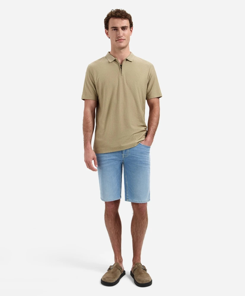 No Excess Polo Zip
