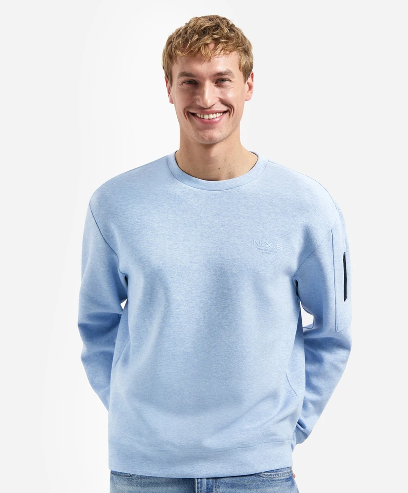 No Excess Sweater Bonded Melange