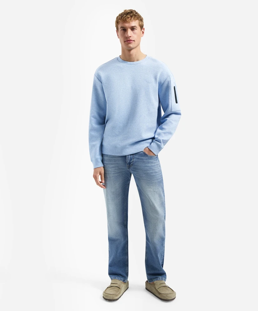 No Excess Sweater Bonded Melange